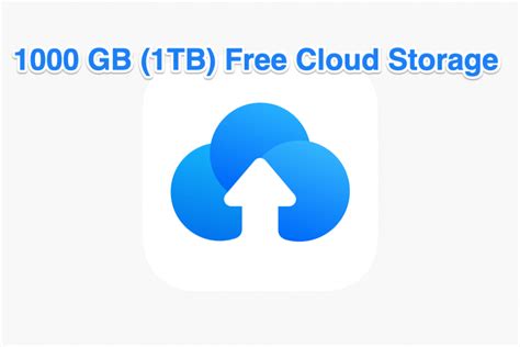 1000 gb cloud storage free.